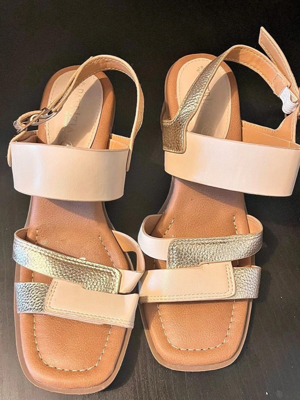 Patrizia by Spring Step Andorre Metallic Strap Sandals US 7